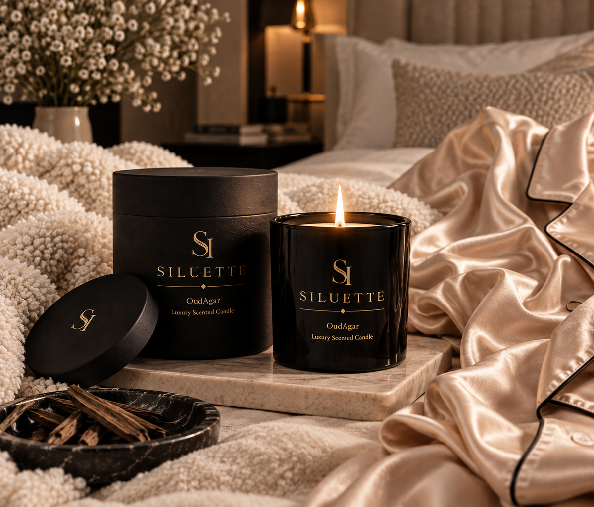 Siluette OudAgar Luxury Scented Candle