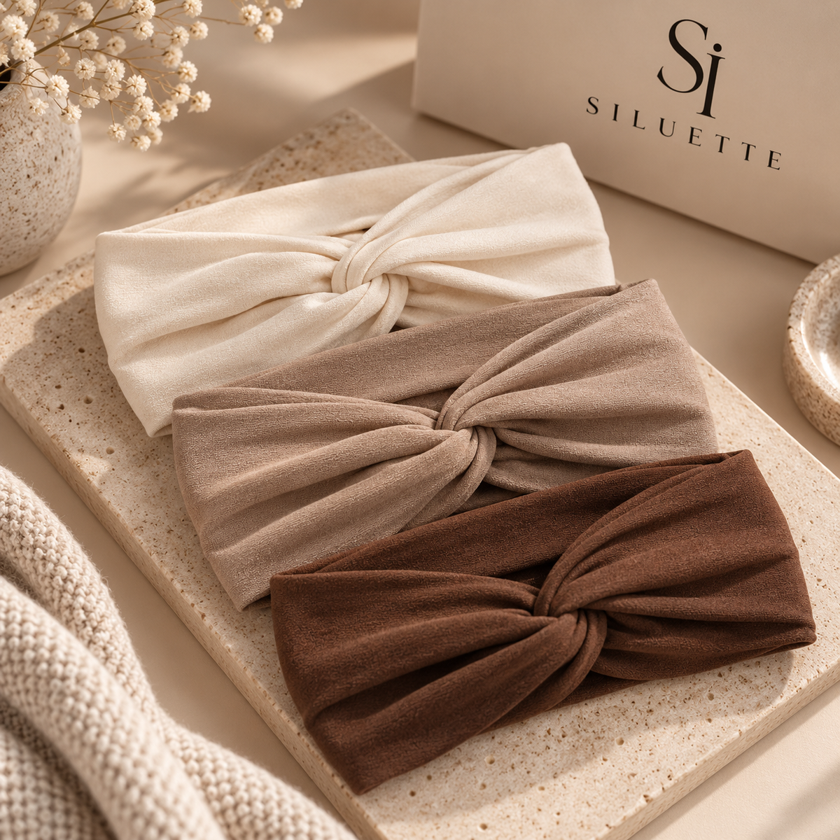 Siluette Lounge Headband Set – 3 Pack