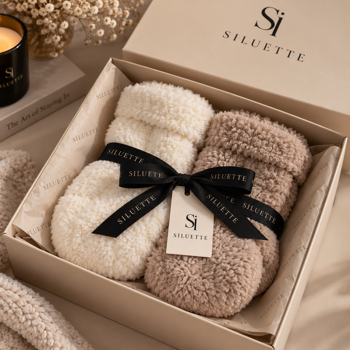 Siluette CloudSoft Cozy Socks – 2 Pack